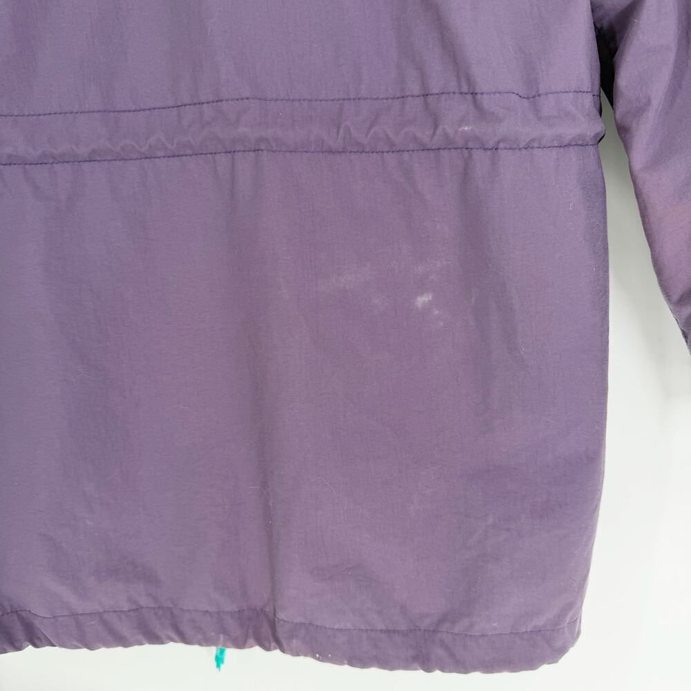 Vtg 90s Eddie Bauer Hooded Nylon Windbreaker Rain Jacket Mens Small - Picture 10 of 16